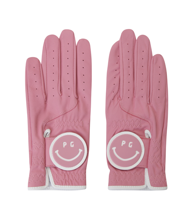 【PEARLY GATES】 Smile Patch Textured Non-Spike Golf Shoes PEAELY GATES Golf | MIXUPMIX Golf