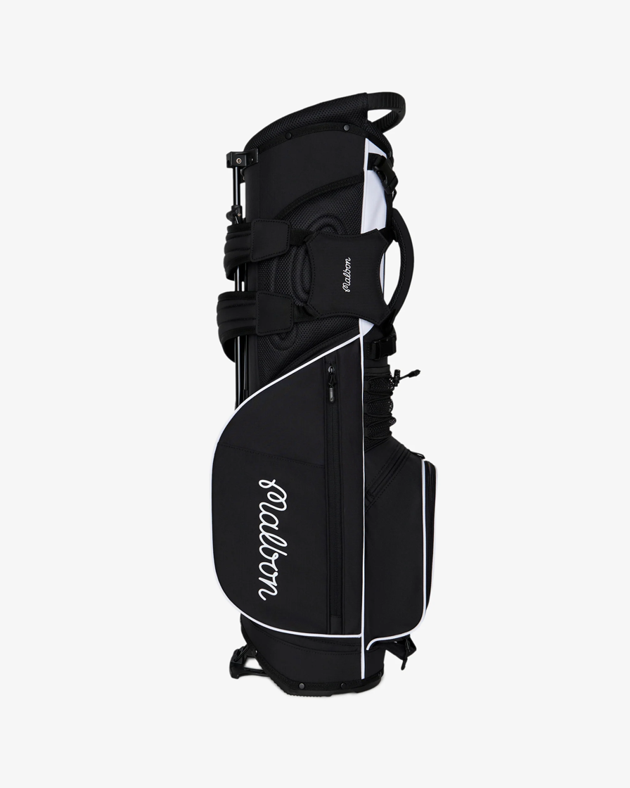 MALBON GOLF MALBON WALKING BAG - BLACK | MIXUPMIX Golf