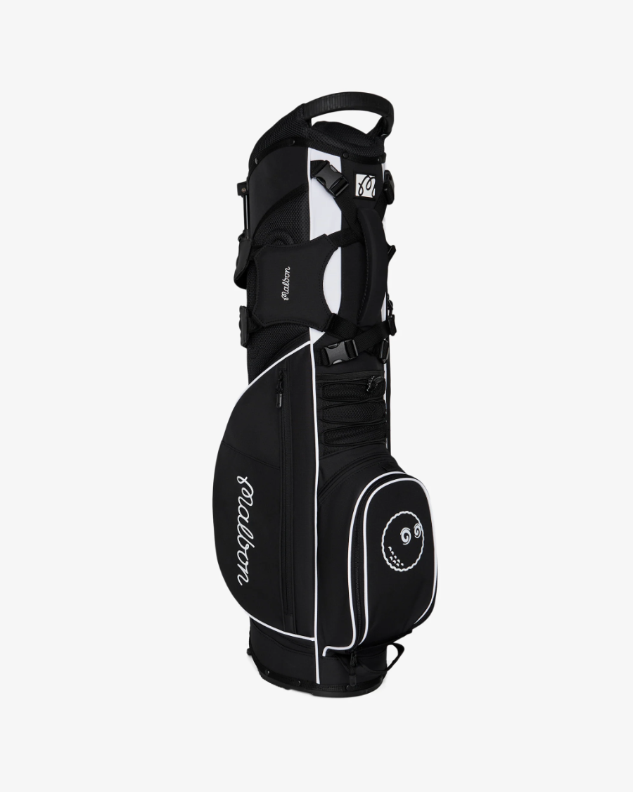 MALBON GOLF MALBON WALKING BAG - BLACK | MIXUPMIX Golf