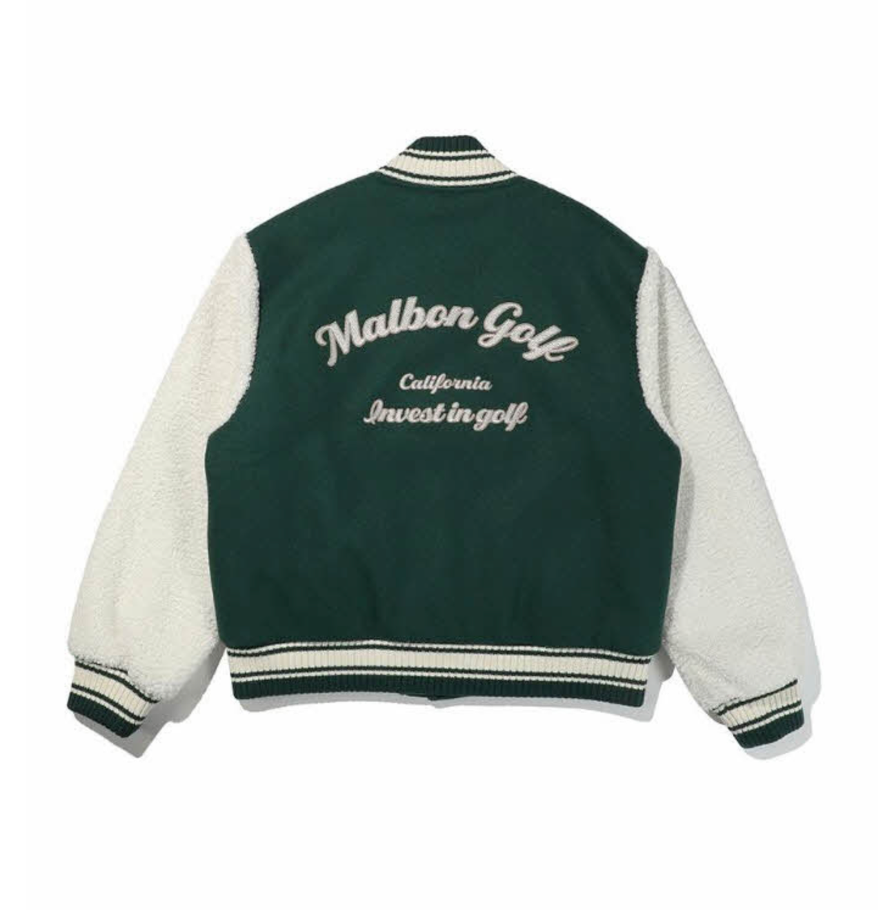 ジャケット・アウター Malbon golf x WDS Varsity Jacket / Green Malbon golf x WDS Varsity Jacket / Green